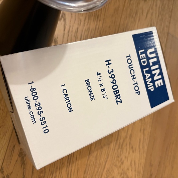 Uline Bronze Touch-Top LED Lamp - Picture 7 of 10